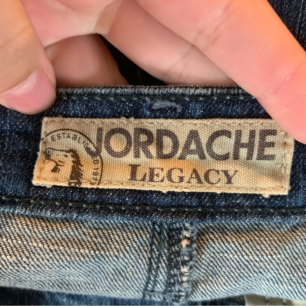 Jordache Legacy A-Line Flair Denim Pencil Skirt - Picture 5 of 7
